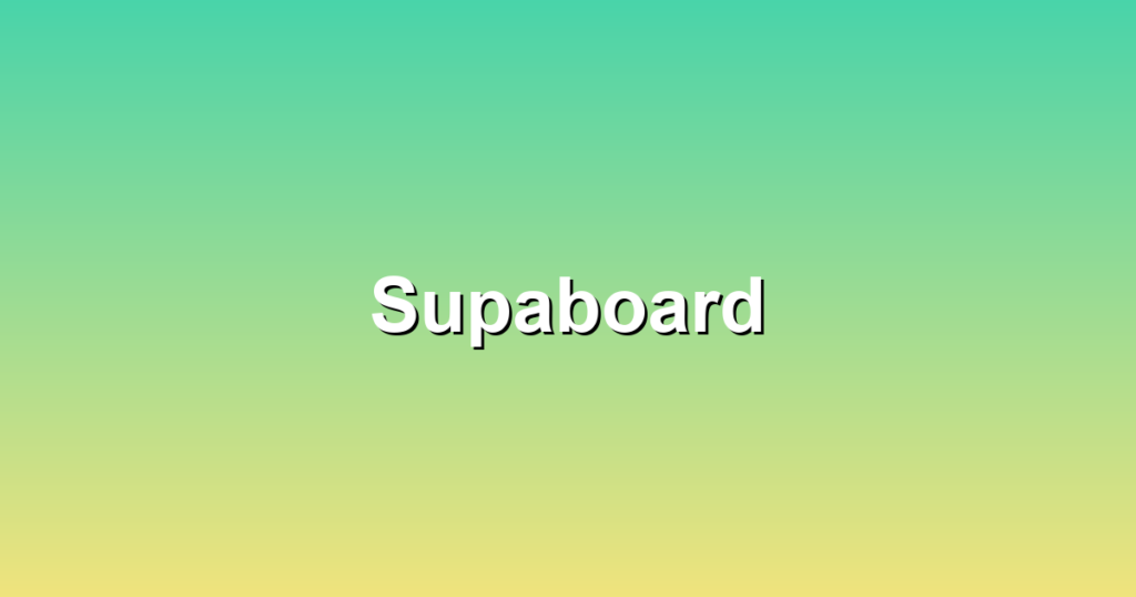 Supaboard: Democratizing Business Intelligence through AI-Powered Analytics